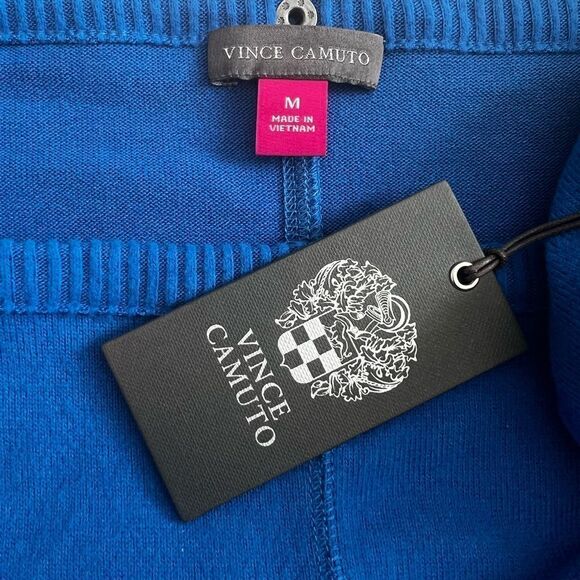 Vince Camuto Cozy Dolman Sleeve Sweater in Metro Blue Medium - Picture 9 of 10